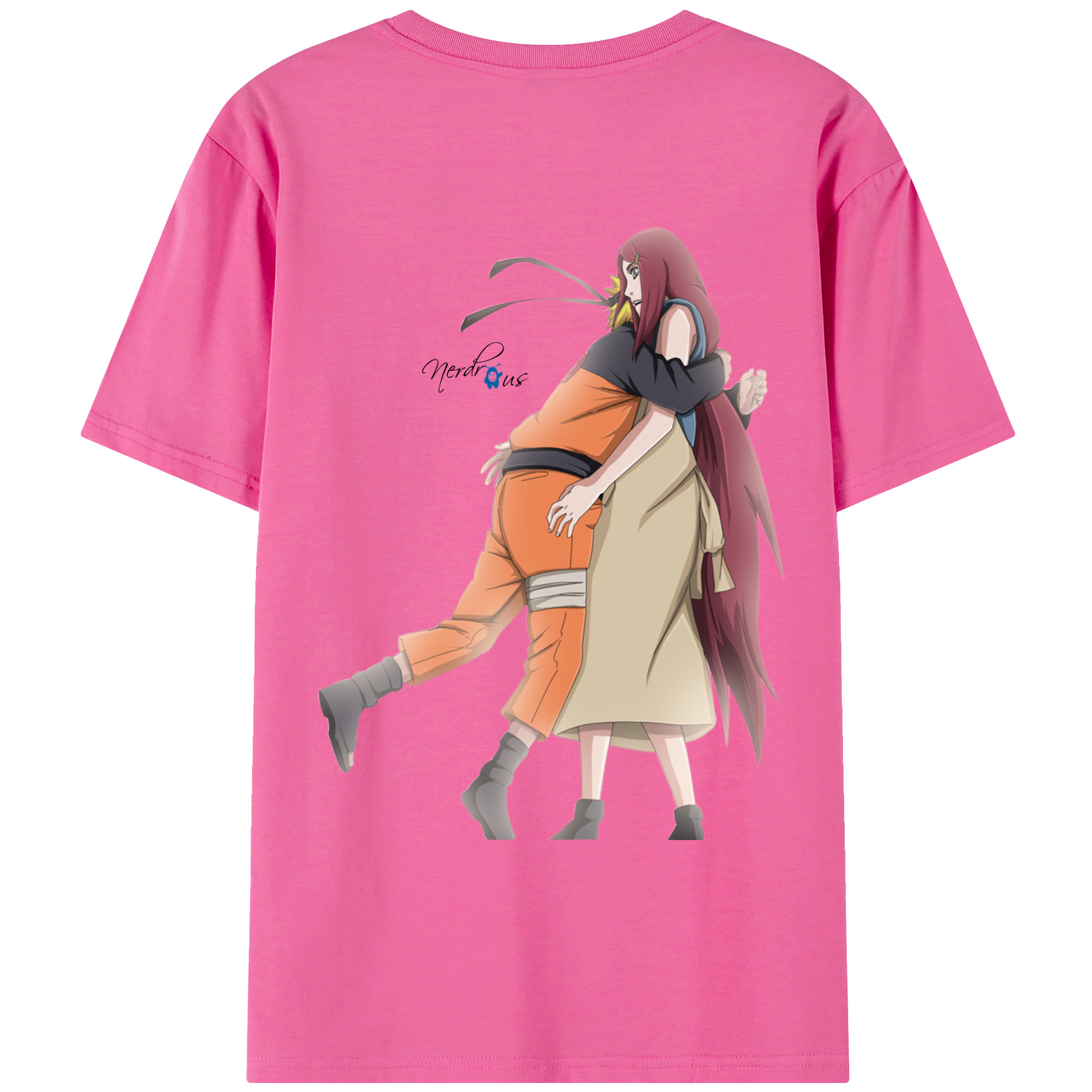 （画像用） NARUTO -ナルト- うずまき ナルト Uzumaki Naruto レディース半袖Tシャツ(バックプリント)